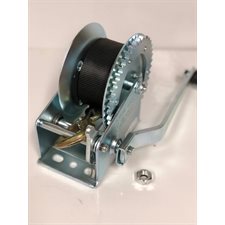WINCH ZINC 1300LBS WITH 25' STRAP+HOOK