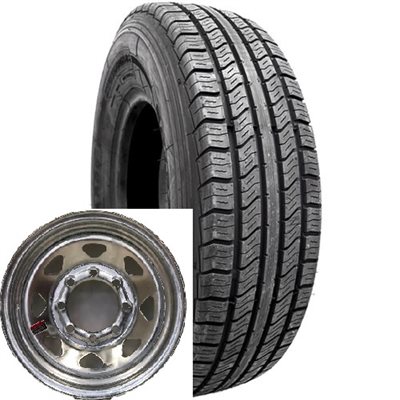 ASS.235 / 80-R16 14P 8T / 6.5" GALV RALLY ALL STEEL LONGMARCH
