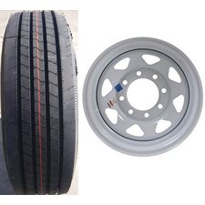ASS.235 / 80-R16  14P 8T / 6.5" BLANC RALLY  ALLSTEEL FREEDOM