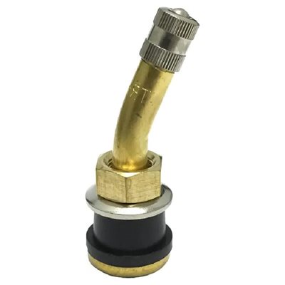 CLAMP-IN BRASS VALVE ONLY TR500-A 0.453" X 2.17" 23 DEGREE