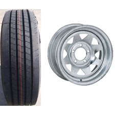 ASS.235 / 80-R16  14P 8T / 6.5" GALV RALLY  ALLSTEEL FREEDOM